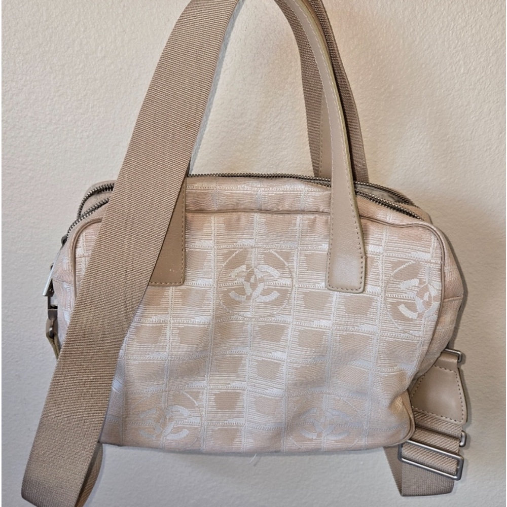 Chanel New Travel Line CC Nylon 2-Way Crossbody Bag
